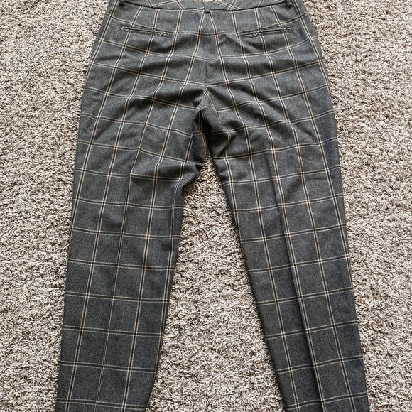 Pendleton Virgin Wool Plaid Pants Womens Size 16 Dress Casual Pants Brown - Picture 6 of 8